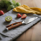 TUO Paring Knife, 4 inch Small Kitchen Knife for Fruit Peeling, High Carbon German Stainless Steel, Ergonomic Pakkawood Handle - Fiery Phoenix Series