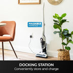 Kenmore 200 Series DS2000 Cordless Stick Vacuum Lightweight Cleaner 2-Speed Power Suction LED Headlight 2-in-1 Handheld for Hardwood Floor, Carpet & Pet Hair