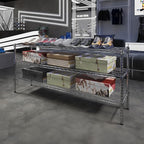 14" Deep x 60" Wide x 27" Height Wire Shelving Kit | 3-Tier | NSF Commercial Storage Rack Unit