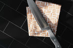 DURA LIVING 8 Inch Professional Chef Knife – High Carbon Stainless Steel, Razor-Sharp, Versatile Cooking & Cutting Kitchen Knife, Ergonomic Handle, Sleek Gray Design