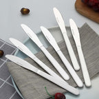 24 Pieces Dinner Knives Set, 8.1" Inches Table Knives Set, Durable Butter Knife, Food Grade Stainless Steel Dinner Knife, Cost-effective Silverware Set - Mirror Polished, Dishwasher Safe