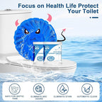 Toilet Bowl Cleaners, Automatic Toilet Bowl Cleaner Tablets Blue Gel Powerful Clean, Septic Safe Toilet Tank Cleaner, Bathroom Deodorizer & Prevent Stain, Fresh Scent-10 PACKS