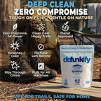 Laundry Detergent Powder, 92 Load/55oz. 'Free & Clear' Powder Laundry Detergent for Sensitive Skin. ProvenSafe™ Laundry Stripper Washing Detergent w/Odor & Stain Remover for Activewear & All Fabrics