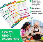 Air Fryer Cheat Sheet Magnets Cooking Guide Booklet - Air Fryer Magnetic Cheat Sheet Set Cooking Times Chart - Cookbooks Instant Air Fryer Accessories Oven Cooking Pot Temp Guide Kitchen Conversion
