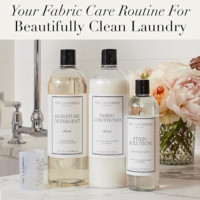 The Laundress Fabric Conditioner Classic, Fabric Softener Liquid, Concentrated, 32 Fl Oz, Soften Fabrics, Reduces Static