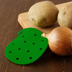 Vegetable Scrubber Brush : Double Sided Fruit and Vegetable Scrubber - Multi Use: Potato Scrubber - Carrot Brush - Trivet - Jar Opener - Coaster - Fruit Cleaner -BPA Free - Veggie Scrubber by Cestari