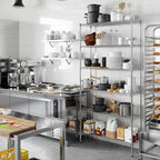 14" Deep x 42" Wide x 86" Height Wire Shelving Kit | 6-Tier | NSF Commercial Storage Rack Unit