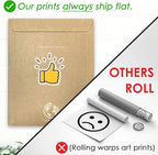 DREAM BIG PRINTABLES Woodland Animals Nursery Wall Art Prints (Set of 6) - Unframed - 8x10s | Farmhouse Boho Art - Great Baby Shower Gift - Unisex for Boys and Girls - Kids Bedroom Decor