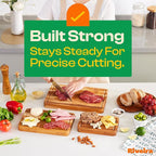 Riveira Teak Wood Cutting Board – Gourmet Teak Grandeur: 24 x 18 Wooden Cutting Board – Natural Wooden Cutting Boards For Kitchen Decorative – Innovative Juice Grooves Teak Wooden Chopping Board