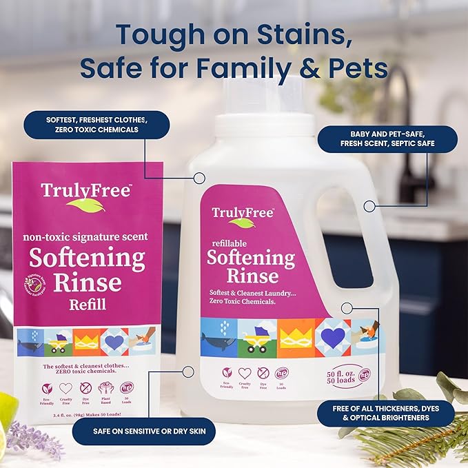 Laundry Detergent + Fabric Softener