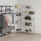 14" Deep x 30" Wide x 74" Height Wire Shelving Kit | 5-Tier | NSF Commercial Storage Rack Unit