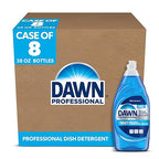 P&G Dawn Dishwashing Liquid Soap Detergent, Bulk Degreaser Removes Greasy Foods from Pots, Pans and Dishes in Commercial Restaurant Kitchens, Regular Scent, 38 oz. (Case of 8) (Packaging May Vary)