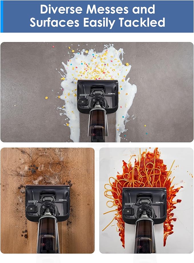 Tineco Floor ONE i6 Stretch Wet Dry Vacuum Cleaner, Vacuum & Mop All in One, 20kpa Powerful Suction, Up to 40 Minutes Runtime, 180° Lay-Flat, Anti-Tangle Design, Full-Path Self-Cleaning&185℉ Flashdry