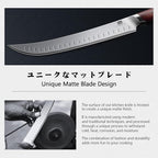 SHAN ZU Brisket Slicing Knife, 11.6 Inch Carving Knife Japanese High Carbon 10Cr15Mov Stainless Steel, Professional Ultra Sharp Meat Cutting and BBQ knife with Ergonomic Pakkawood Handle
