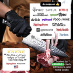 Dalstrong Professional Chef Knife - 8” Blade - Shogun Series ELITE - Damascus Chef Knife - Japanese AUS-10V Super Steel - G10 Black Handle - Razor Sharp - Chef Knife with Sheath