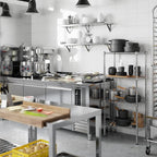 14" Deep x 24" Wide x 54" Height Wire Shelving Kit | 4-Tier | NSF Commercial Storage Rack Unit