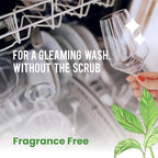 COCO+ Dishwasher Detergent Pods - Nano-Concentrated Enzymes Power with Rinse Aid & Hard Water Protection - Sparkling, Spotless Dishes - 50 Pods (Fragrance Free)