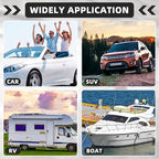 Tanlade 1 Pack Microfiber Car Duster Exterior Scratch Free with Extendable Handle Soft Car Duster Kit for Cleaning Dust Brush Set for Exterior Interior Cleaning Tools (Gray)