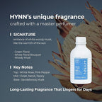 Concentrated Liquid Fabric Softener, Hypoallergenic & Gentle on Skin, Korean Scent Experience, Signature White Woody Musk Scent, Long-Lasting Fragrance, Static Reducer & Wrinkle Minimizer, 16.9 fl oz