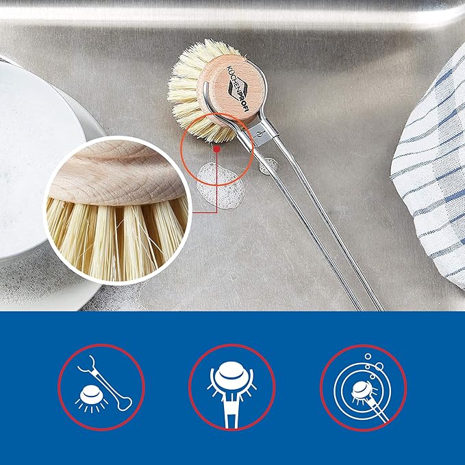 Classic Dishwashing Brush, Stainless Steel, K1109432800