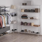 18" Deep x 60" Wide x 86" Height Wire Shelving Kit | 5-Tier | NSF Commercial Storage Rack Unit