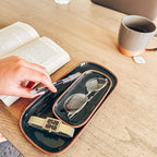 Mora Ceramic Decorative Tray - Rectangle 10in Dish for Jewelry, Soap Dispenser, Perfume, Makeup, Accessories, Candle, in The Bathroom Vanity, Bedside, or Kitchen Counter. Cute Organizers - Black