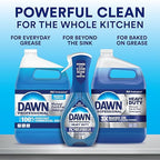 P&G Dawn Dishwashing Liquid Soap Detergent, Bulk Degreaser Removes Greasy Foods from Pots, Pans and Dishes in Commercial Restaurant Kitchens, Regular Scent, 38 oz. (Case of 8) (Packaging May Vary)