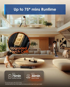 Tineco Floor One S9 Artist Steam Wet Dry Vacuum Cleaner, High-temp Steam Cleaning, 22kPa Suction, 360° SmoothDrive, Anti-Tangle Design, 185°F Flashdry, Long Runtime, 180° Lay-Flat