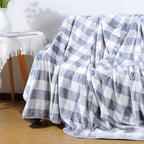 Grounding Blanket, Grounding Throw Blanket for Improved Sleep, Pain Relief, Energy, Inflammation, Earth Connected Blanket, Super Cozy Milk Fleece Fabric, 50x60 Inch