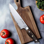 8 Inch Chef Knife, Sharp Kitchen Cutting Knife Japanese High Carbon Steel AUS10 with Ebony Wood Handle, Professional Chefs Knife for Meat Vegetable