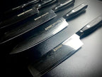 Kitory Damascus Santoku Knife 7", for bigger or larger hands, Kitchen Knife with VG10 67 Layers Super Steel- Black G10 Handle-Gift Box Included, 2024 Gifts For Women and Men