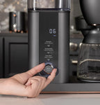 Café Specialty Drip Coffee Maker | 10-Cup Glass Carafe | WiFi Enabled Voice-to-Brew Technology | Smart Home Kitchen Essentials | SCA Certified, Barista-Quality Brew | Matte Black (Renewed)