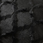 Set of 2 Soft Moroccan Throw Pillow Covers 18x18 Inch Plush Boho Decorative Pillow Cover Accent Cushion Case for Couch Sofa Bed, Black