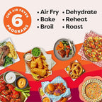 Instant Pot 4QT VORTEX 6-in-1 Mini Air Fryer, Air fry, Bake, Roast, Broil, Dehydrate or Reheat, Sea Salt, 4 Quarts