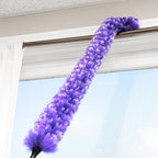Fuller Brush Furry Wand Duster - 30" Netted Fiber Cleaner - Bendable Hand Sweeper Cleans Dust Dirt Lint & Cobwebs on Window Blinds Shelves Counters & More