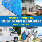 STAR BRITE Rust Stain Remover Spray - Instantly Dissolve Corrosion Stains on Fiberglass, Vinyl, Fabric, Metal & Painted Surfaces - Also Removes Sprinkler Stains - 22 Ounces (089222SS)