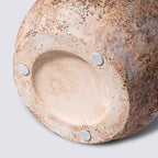 Rustic Terracotta Vase, Farmhouse Ceramic Vase, Decorative Clay Vintage Vases for Home Decor, Living Room,Table, Shelf Decor, 9 inch, Brown