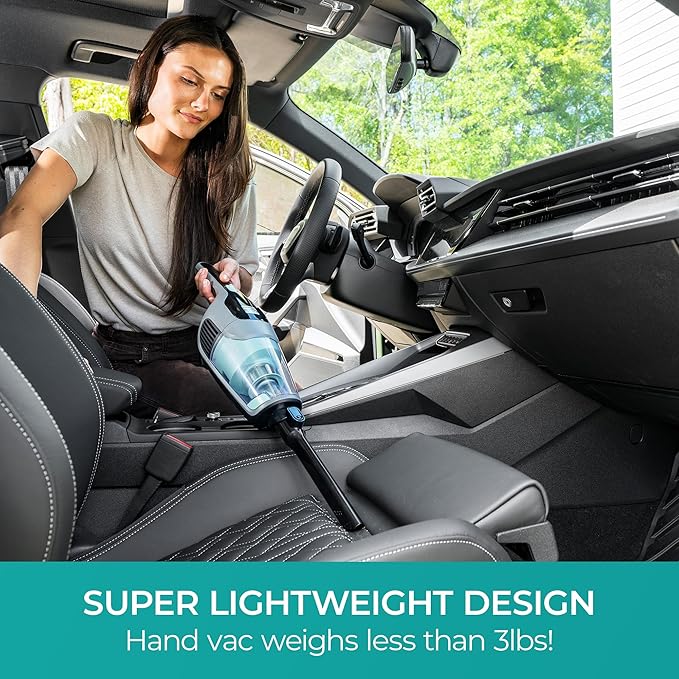 Kenmore 200 Series DS2010 Cordless Stick Vacuum Lightweight Cleaner 2-Speed Power Suction LED Headlight 2-in-1 Handheld for Hardwood Floor, Carpet & Pet Hair