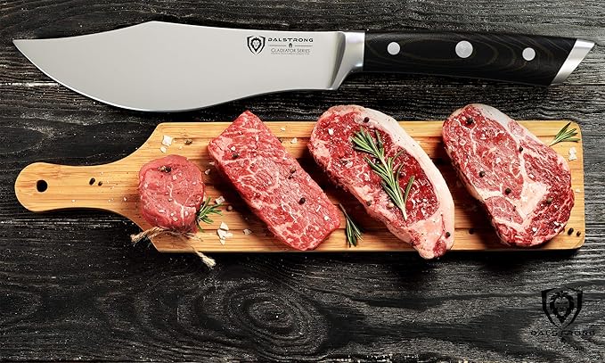 Dalstrong Barong Chef Knife - 7 inch - Gladiator Series Elite - Razor Sharp Kitchen Knife - Forged High Carbon German Steel - Full Tang Cooking Knife Gift - w/Sheath - Chef's Knife - NSF Certified