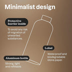 ATTITUDE Fabric Softener with Essential Oils, Vegan, Plant and Mineral-Based Ingredients, HE, Refillable Aluminum Bottle, 40 Loads, Geranium and Lemongrass, 33.8 Fl Oz