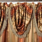 Zahari Home 13pc Contempo Bathroom Shower Curtain Sets Luxury Classic Shower Curtain & 12 Shower Curtain Hooks Contemporary Fabric Shower Curtain Unique Design Stylish Striped Shower Curtain Set