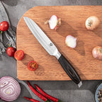 WILDMOK 5 Inch Utility Knife, Ultra Sharp Small Kitchen Knives, Fruit and Vegetable Cutting Knife - German Steel & Ergonomic Handle, Gift Box
