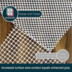 RUGSURE Rug Gripper Pad for Hardwood Floors & Tile Floor - Non Slip Area Rug Pads - Under Carpet Anti Skid Mat - Non Skid Rug Backing, 8x10 Ft