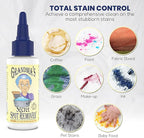 Grandma's Secret Spot Remover - Chlorine, Bleach and Toxin-Free Stain Remover - Stain Remover for Clothes - Fabric Stain Remover Removes Oil, Paint, Blood and Pet Stains – 2 Ounce