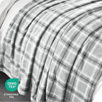 Bare Home Fleece Blanket - King Size - Ultra-Soft Lightweight for Bed, Sofa, and Couch - Luxury Microplush - Cozy Warm Blanket (King, Tartan Plaid)