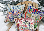 Catstudio Vancouver Embroidered Decorative Throw Pillow
