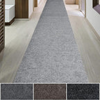 iCustomRug Entryway Door Mat – 4x6ft Grey, Indoor/Outdoor, Non-Slip Rubber Backing, Low-Profile All-Weather Carpet, Non-Shedding & Easy Care, Entryway Mat Ideal for High Traffic Areas