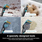 Shark StainStriker HairPro Portable Carpet, Upholstery & Area Rug Cleaner with Pet Mess & Hair Tools, Self-Cleaning, Perfect for Pets & Car Interiors, 4 Cleaning Tools & Pet Solution, Copper, PX251