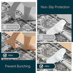 RUGSURE Rug Gripper Pad for Hardwood Floors & Tile Floor - Non Slip Area Rug Pads - Under Carpet Anti Skid Mat - Non Skid Rug Backing, 2x3 Ft