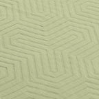 Threadmill Luxury Cotton Blankets for Twin Size Bed | All-Season 100% Cotton Twin Blanket for Bed | Aster Jacquard Lightweight, Soft & Cozy Coverlet, 350GSM, 68x90 inches | Sage Green